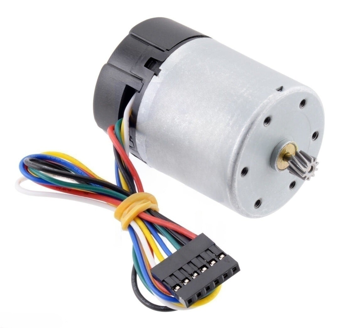 Pololu 12V Motor med 64 CPR encoder til Metal Gearmotorer 37D mm