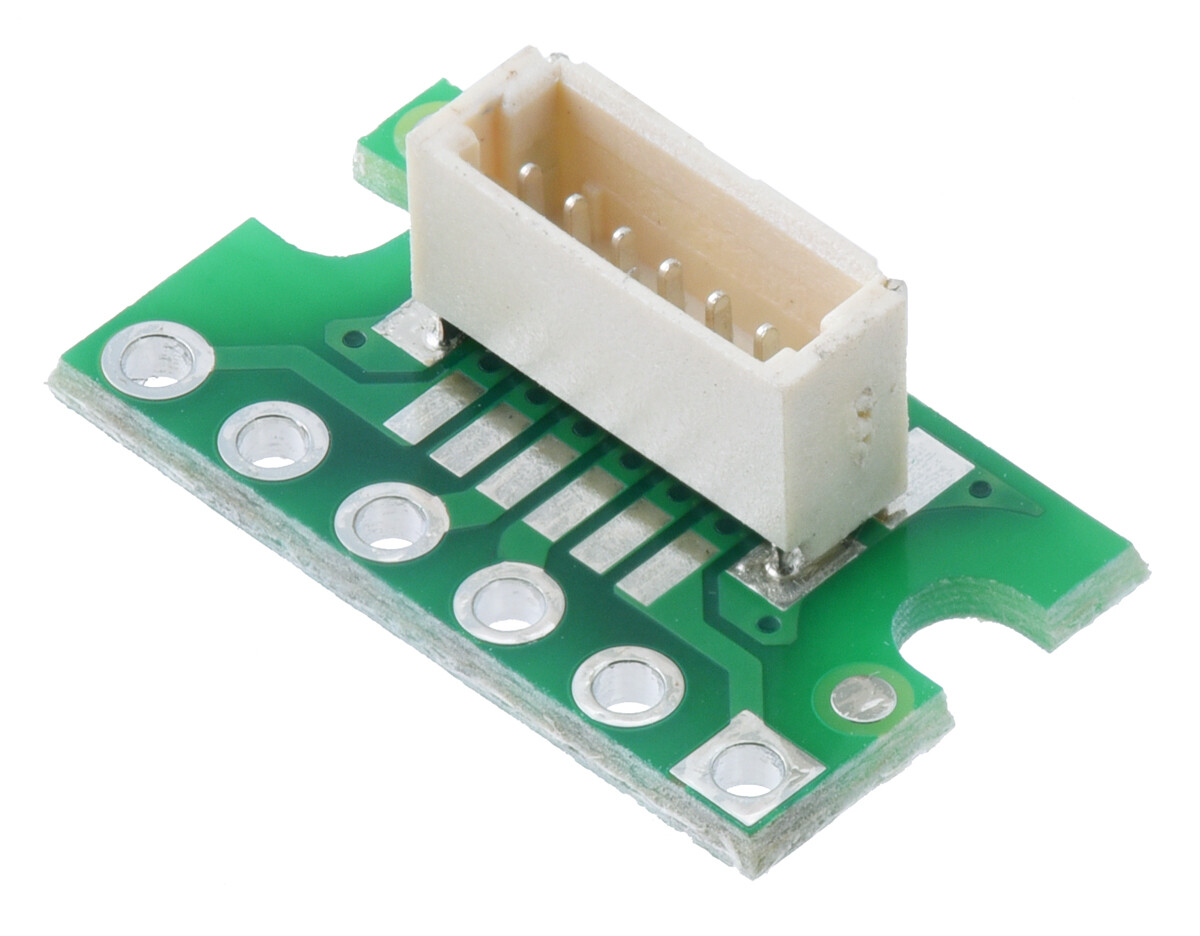 Pololu Breakout for JST SH-stil connector, 6-ben mandlig topåbning (individuelt pakket) 4770