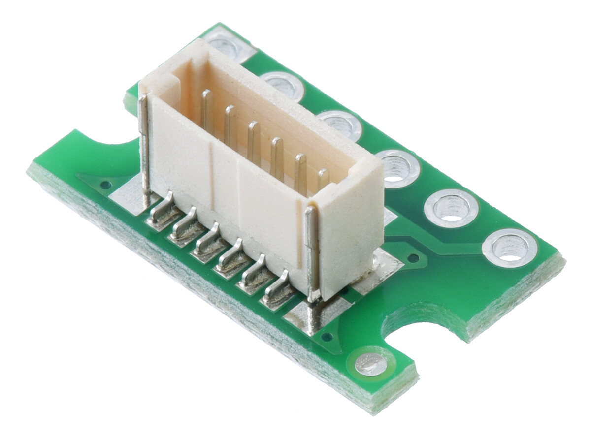 Pololu Breakout for JST SH-stil connector, 6-ben mandlig topåbning (individuelt pakket) 4770