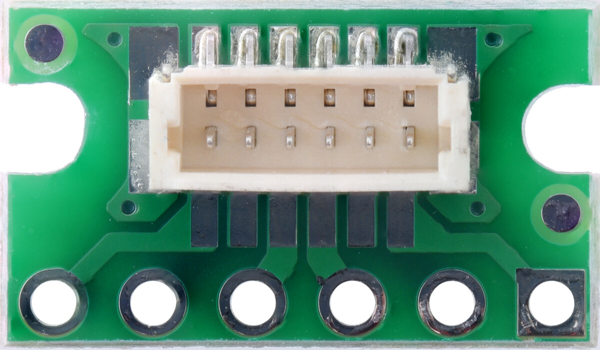 Pololu Breakout for JST SH-stil connector, 6-ben mandlig topåbning (individuelt pakket) 4770