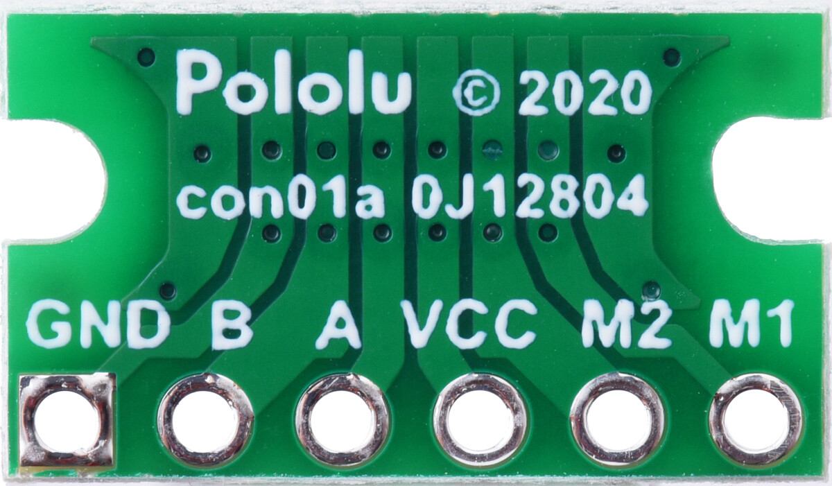 Pololu Breakout for JST SH-stil connector, 6-ben mandlig topåbning (individuelt pakket) 4770
