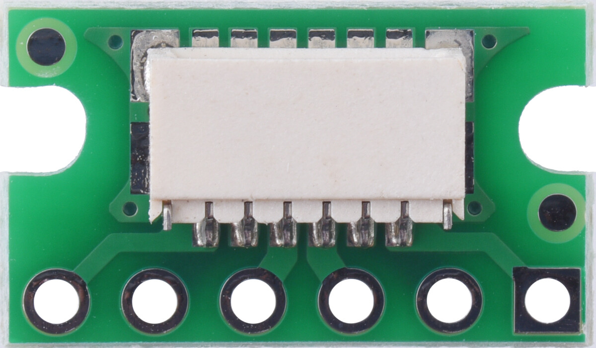 Pololu Breakout for JST SH-Style Connector, 6-Pin hanvend med sideindgang (individuelt emballeret) 4772