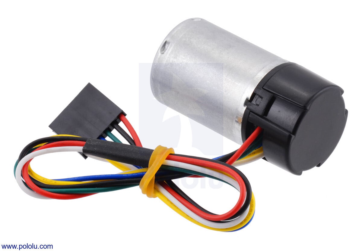 Pololu HP 6V Motor med 48 CPR encoder til 25D mm metalgearmotorer (ingen gearkasse) 4800