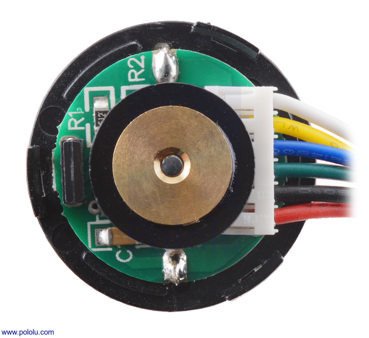 Pololu 9,7:1 Metal Gearmotor 25x63 L mm HP 6V med 48 CPR encoder 4802
