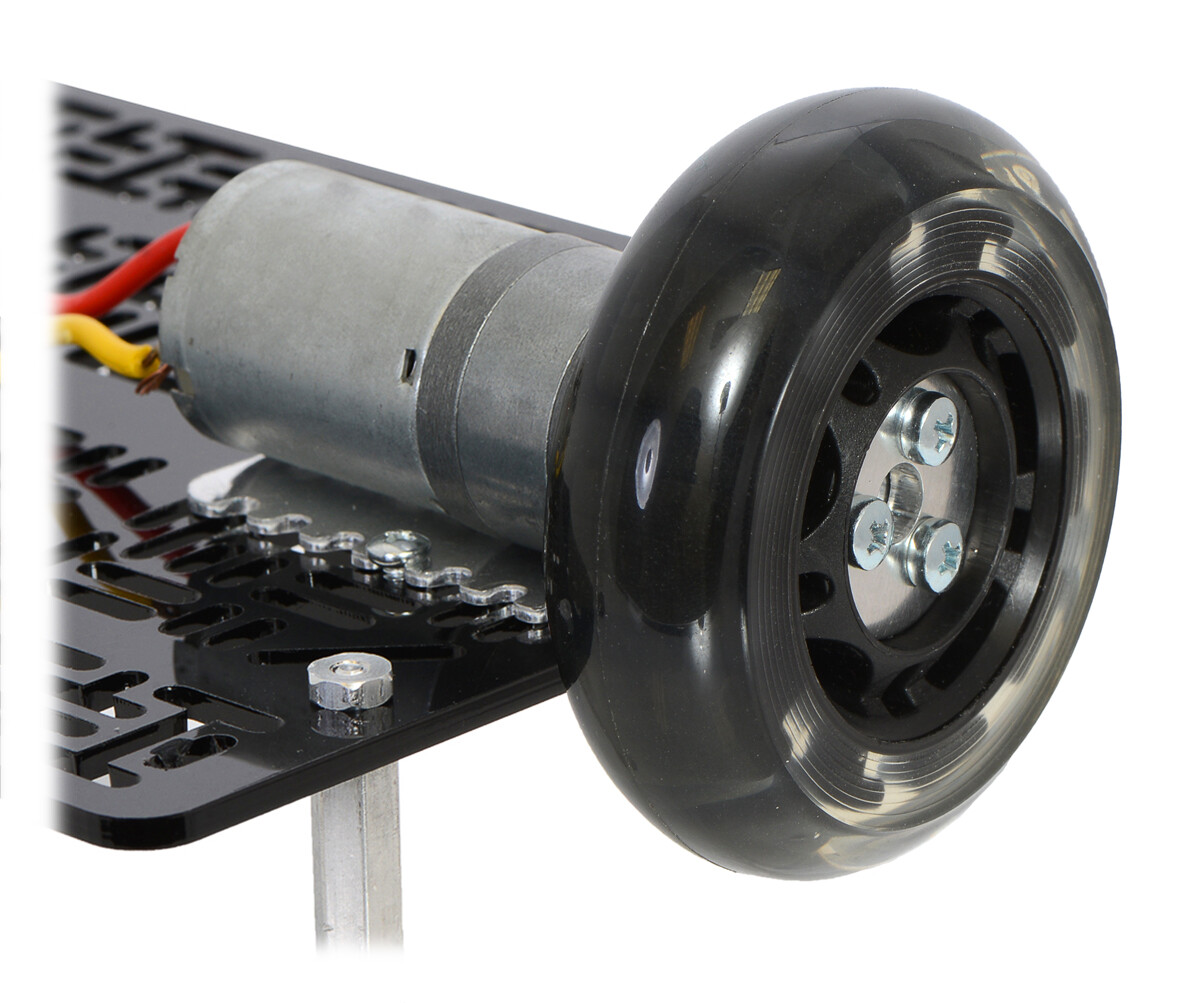 Pololu 20,4:1 Metal Gearmotor 25x65 mm HP 6V med 48 CPR encoder 4803
