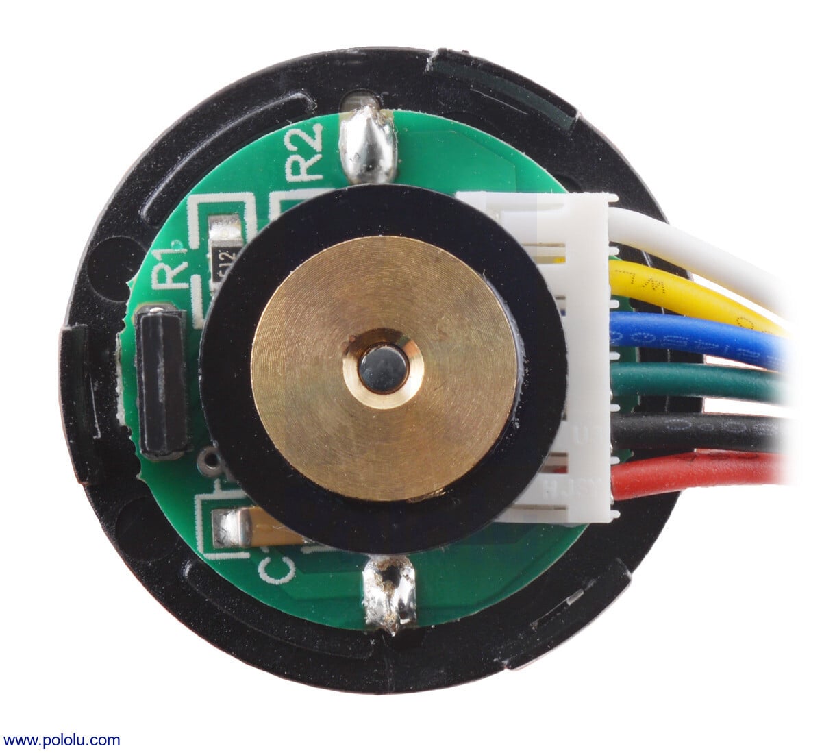 Pololu 227:1 Metal Gearmotor 25x71 L mm LP 12V med 48 CPR encoder 4889