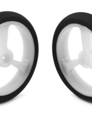 Pololu Hjul til Micro Servo Splines (20T, 4.8mm) - 40x7mm, Hvidt, 2-pak 4909