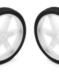 Pololu hjul til Micro Servo Splines (20T, 4,8 mm) - 60x8 mm, hvidt, 2-pak 4914
