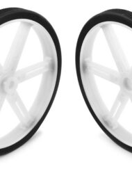 Pololu hjul til standard servo spline (25T, 5.8mm) - 90x10mm, hvidt, 2-pak 4939