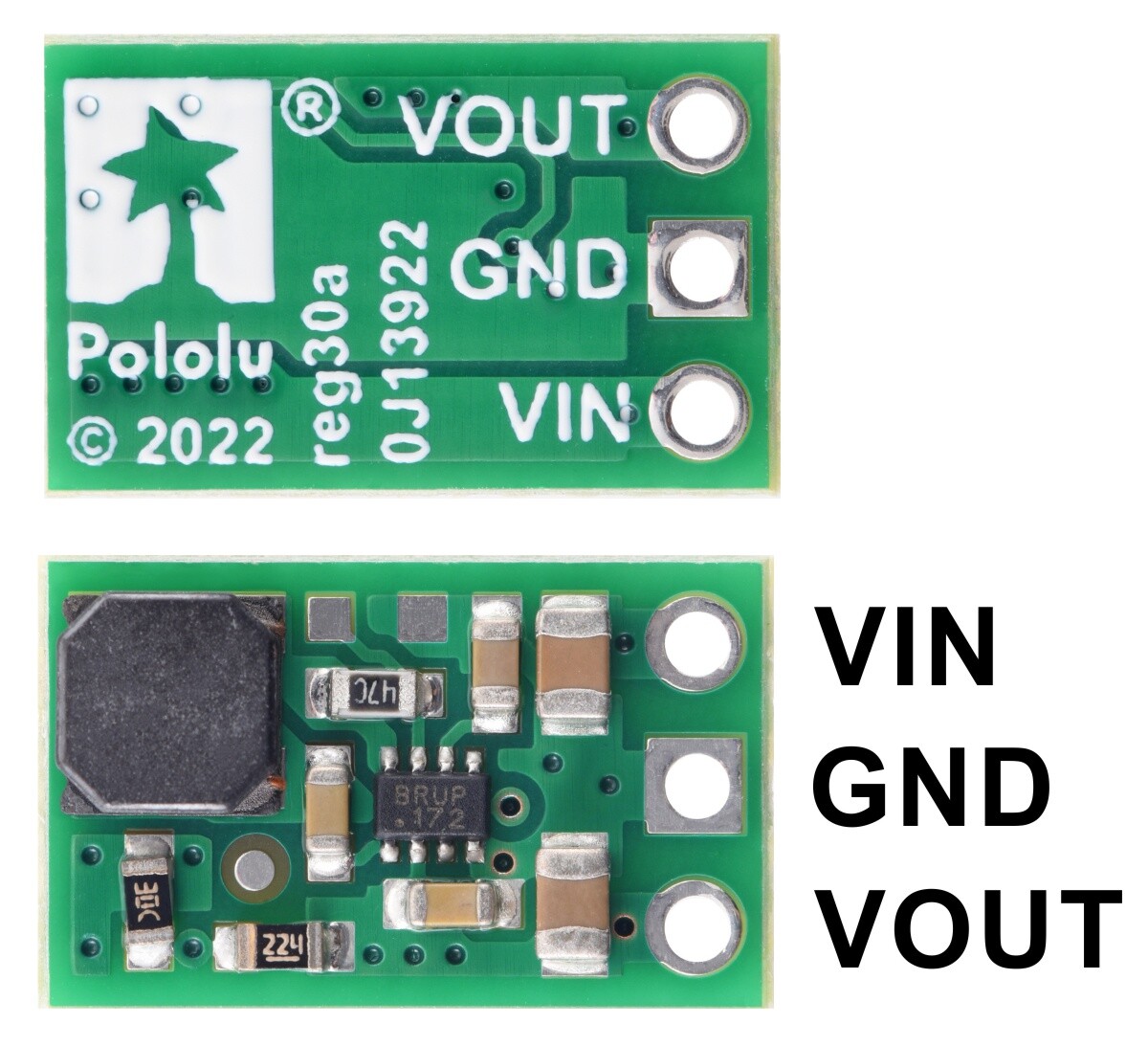 Pololu 3,3 V trinløs spændingsregulator Spændingsregulator U3V16F3 4940