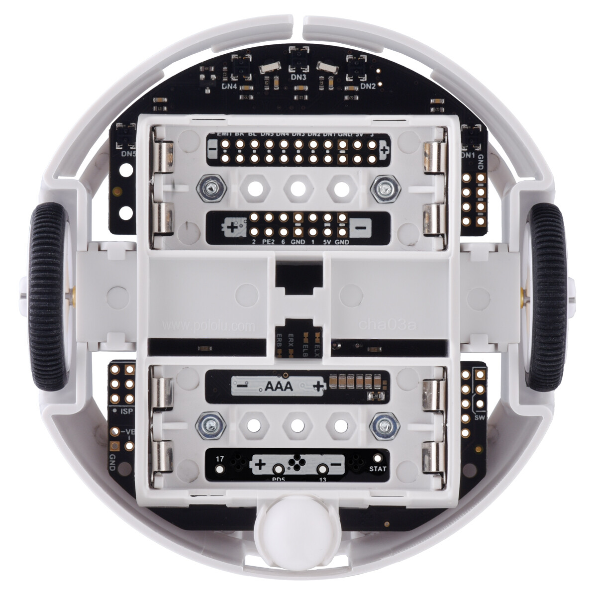 Pololu 3pi+ 32U4 Robot - Standard Edition (30:1 MP Motorer), Samlet 4975