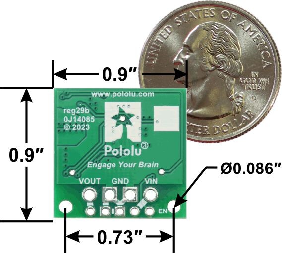 Pololu 7,5V 2,5A Step-Up/Step-Down Spanningsregulator S13V25F7 4982