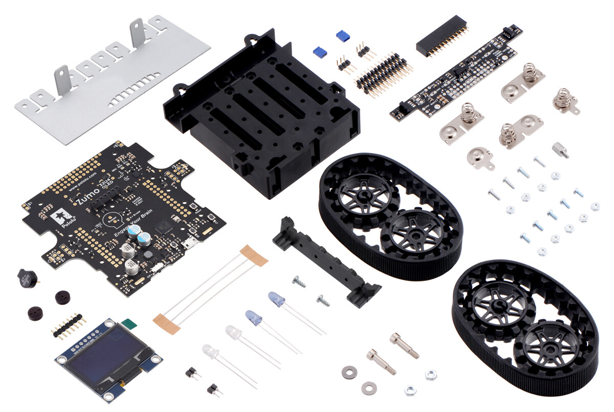 Pololu Zumo 32U4 OLED Robot Kit uden motorer eller batterier 4990