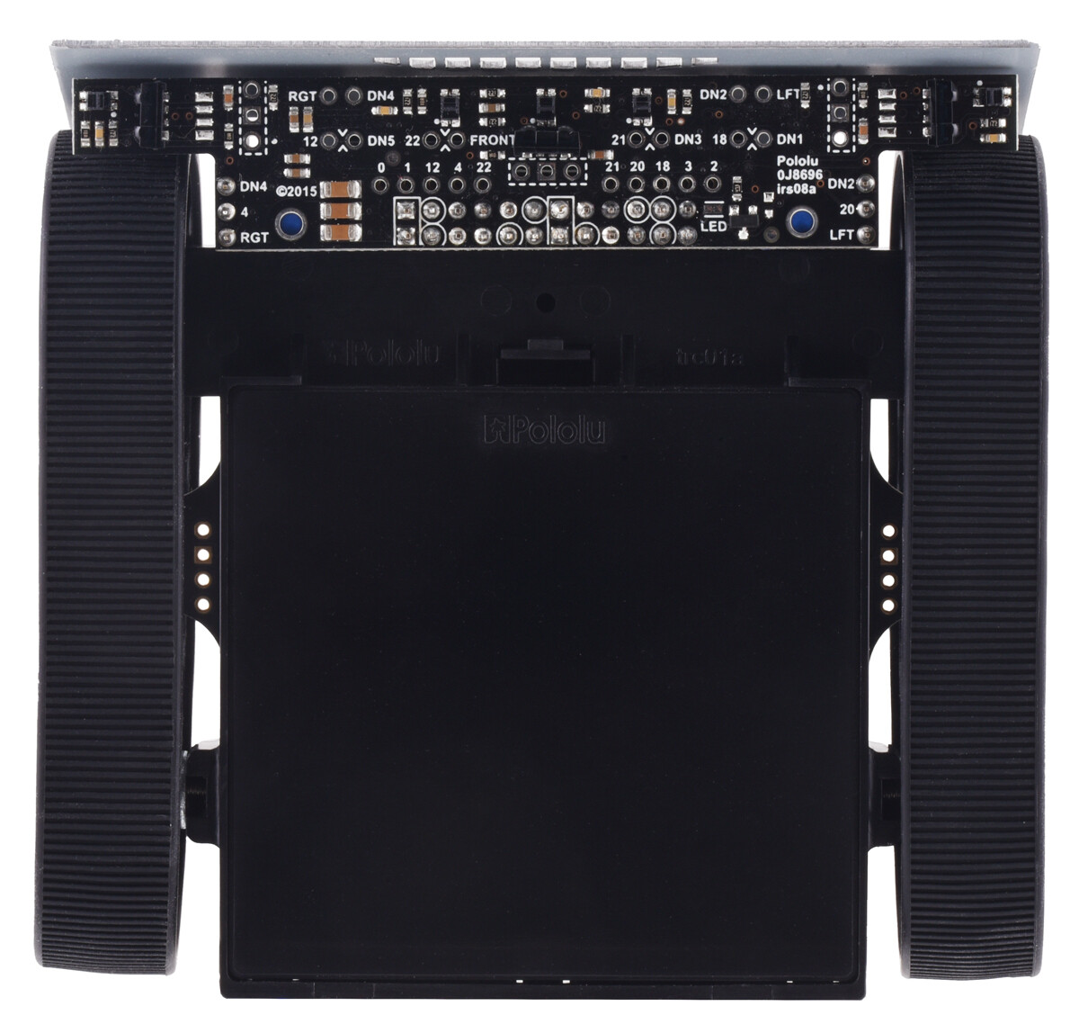 Pololu Zumo 32U4 Robot med OLED-display, samlet med 50:1 HP motorer, artikelnummer 4991