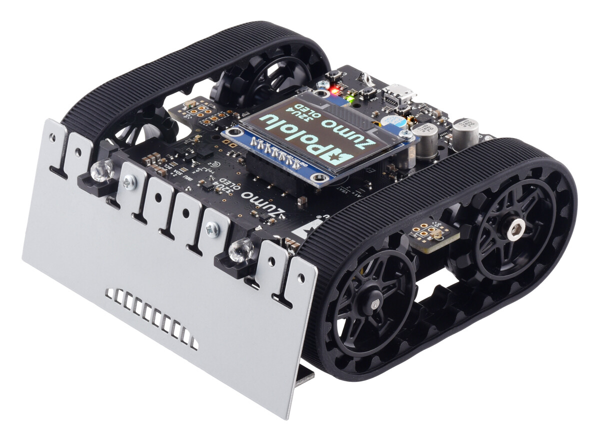Pololu Zumo 32U4 Robot med OLED-display, samlet med 75:1 HP motorer, artikelnummer 4992