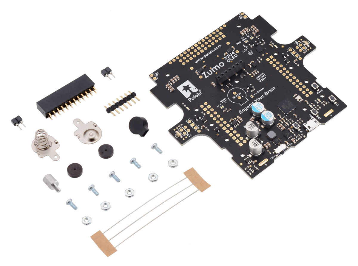 Pololu Zumo 32U4 Hovedkort med OLED-display uden OLED-display 4994