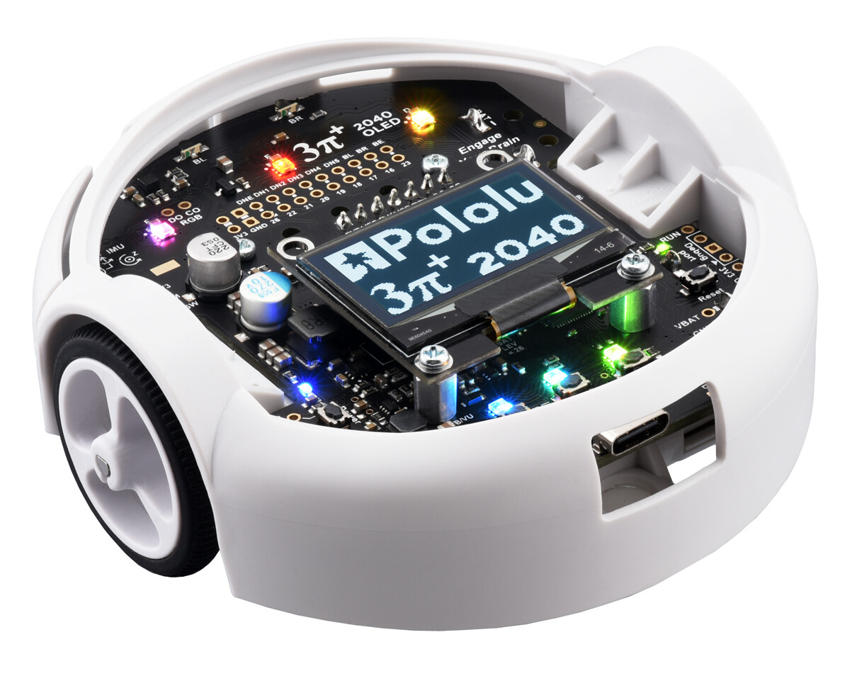 Pololu 3pi+ 2040 Robot Hyper Edition (15:1 HPCB Motorer) Samlet 5000