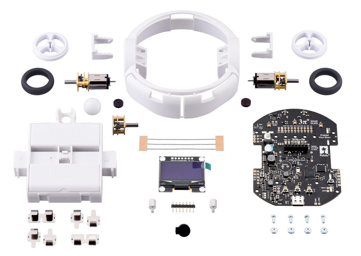 Pololu 3pi+ 2040 Robot Kit med 15:1 HPCB Motorer (Hyper Edition Kit) 5003