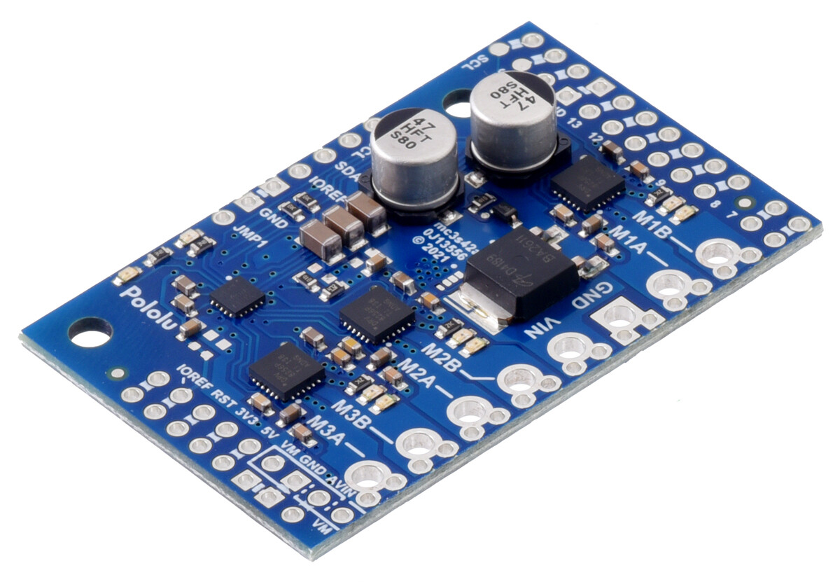 Pololu Motoron M3S256 Triple Motor Controller Shield til Arduino (Uden forbindere) 5032