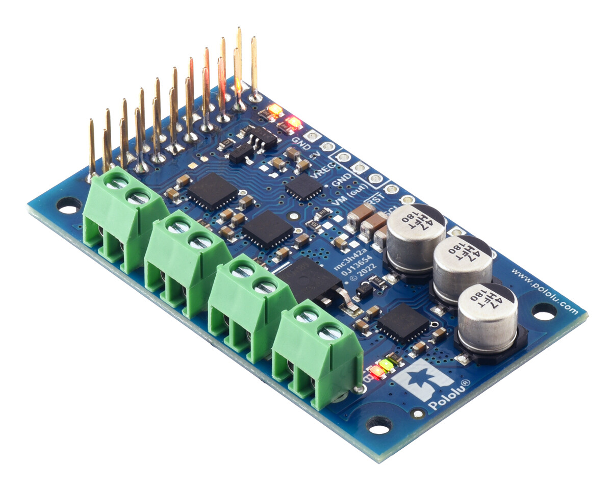 Pololu Motoron M3H256 Triple Motor Controller til Raspberry Pi (Stik loddet) 5033