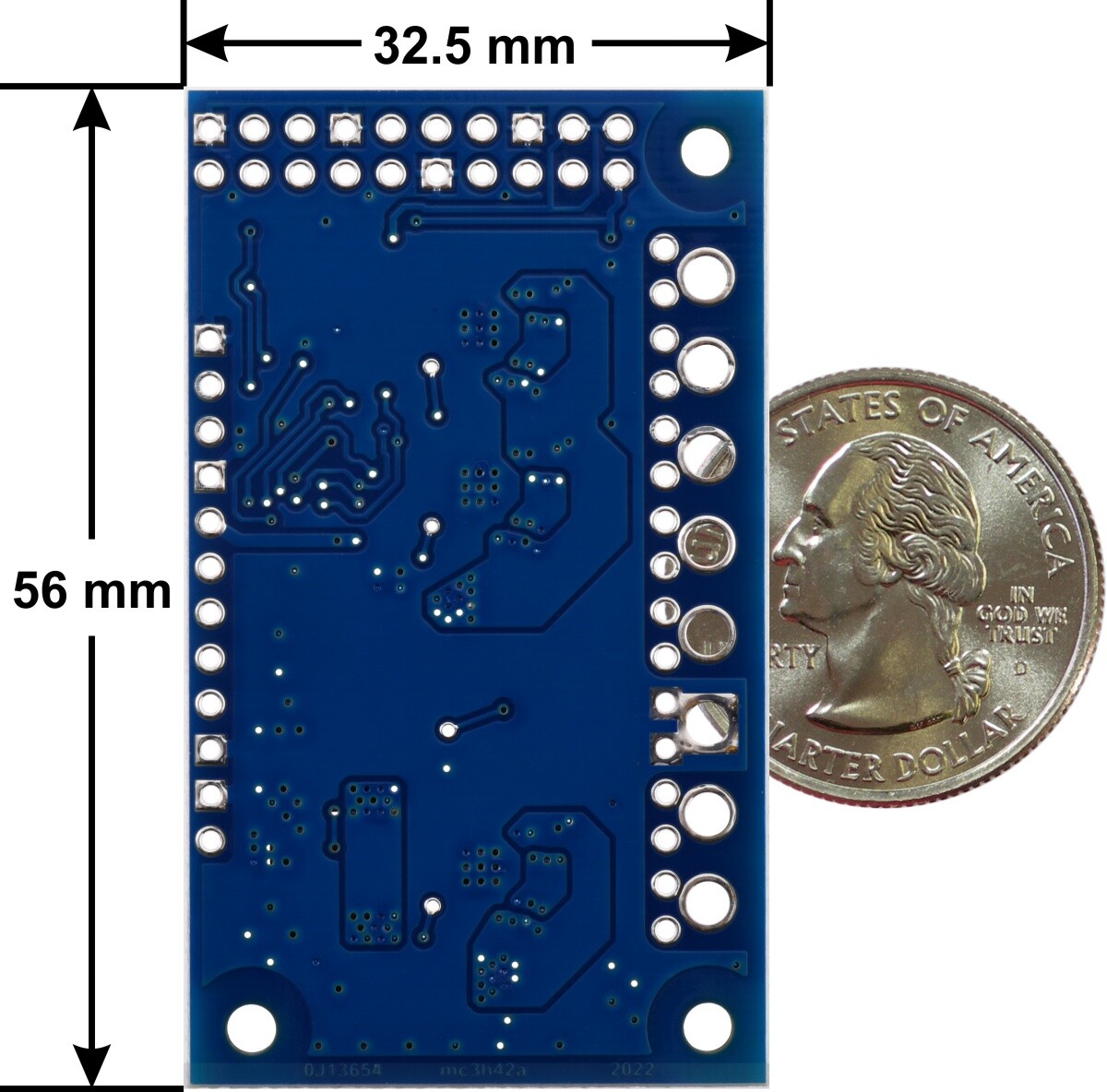 Pololu Motoron M3H256 Triple Motor Controller til Raspberry Pi (Stik loddet) 5033