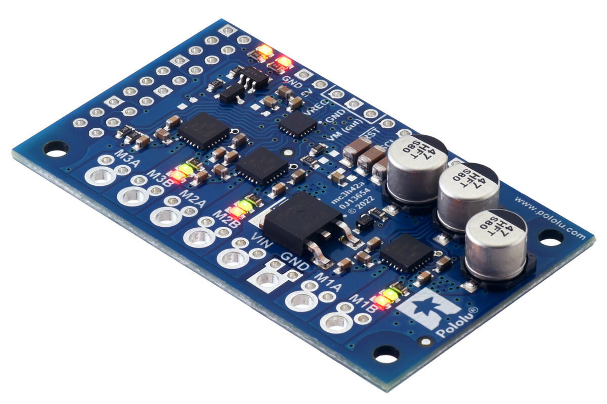 Pololu Motoron M3H256 Triple Motor Controller Kit til Raspberry Pi 5034