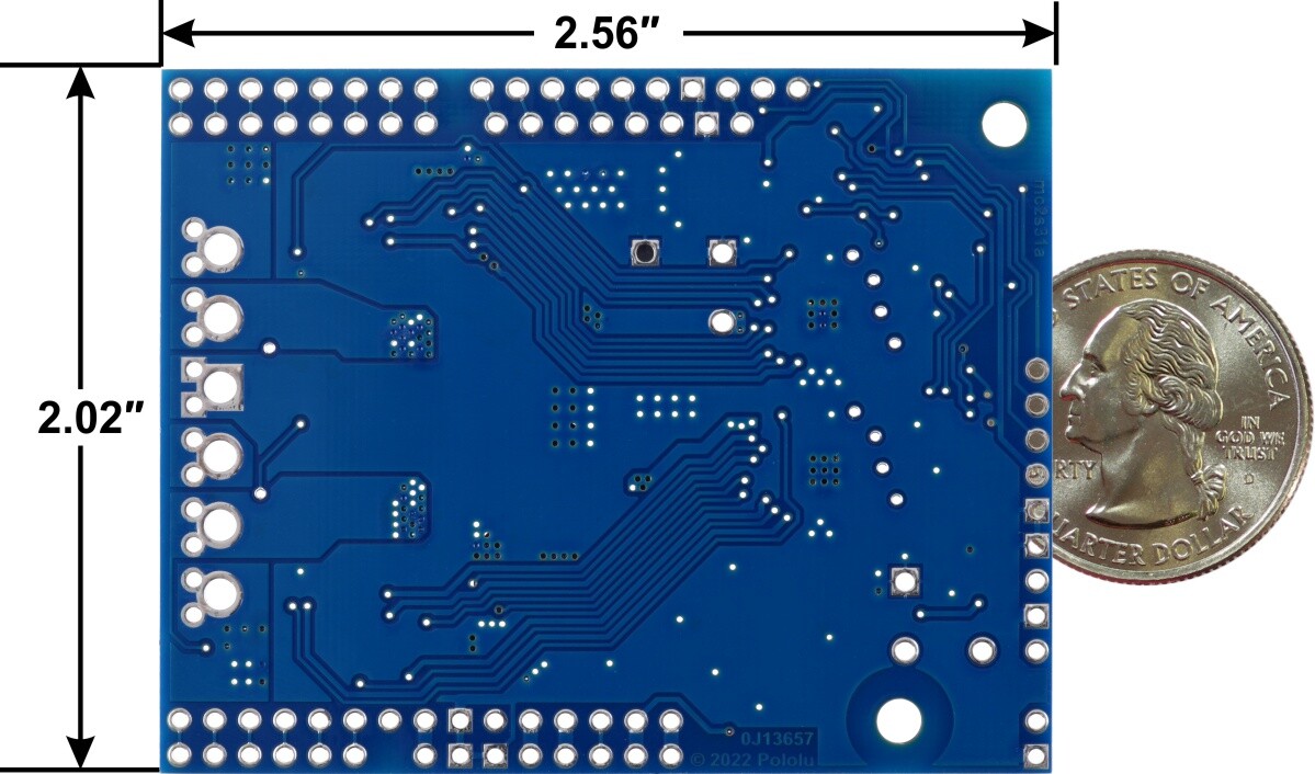 Pololu Motoron M2S18v18 Dual High-Power Motor Controller Shield til Arduino (Ingen forbindelser) 5038