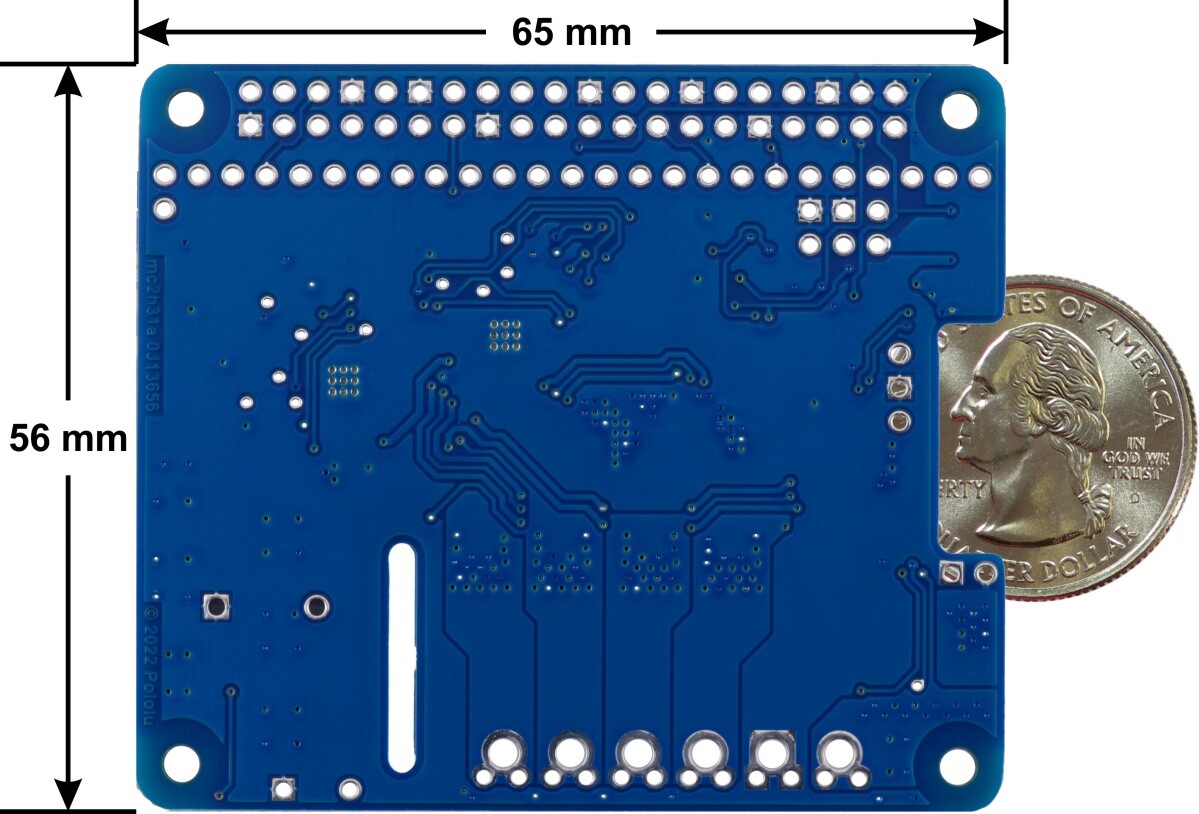 Pololu Motoron M2H18v18 Dual High-Power Motor Controller til Raspberry Pi (Ingen forbindelser eller afstandsstykker) 5050