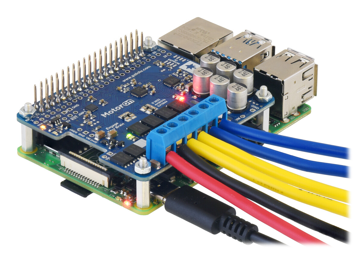 Pololu Motoron M2H18v18 Dual High-Power Motor Controller til Raspberry Pi (Ingen forbindelser eller afstandsstykker) 5050