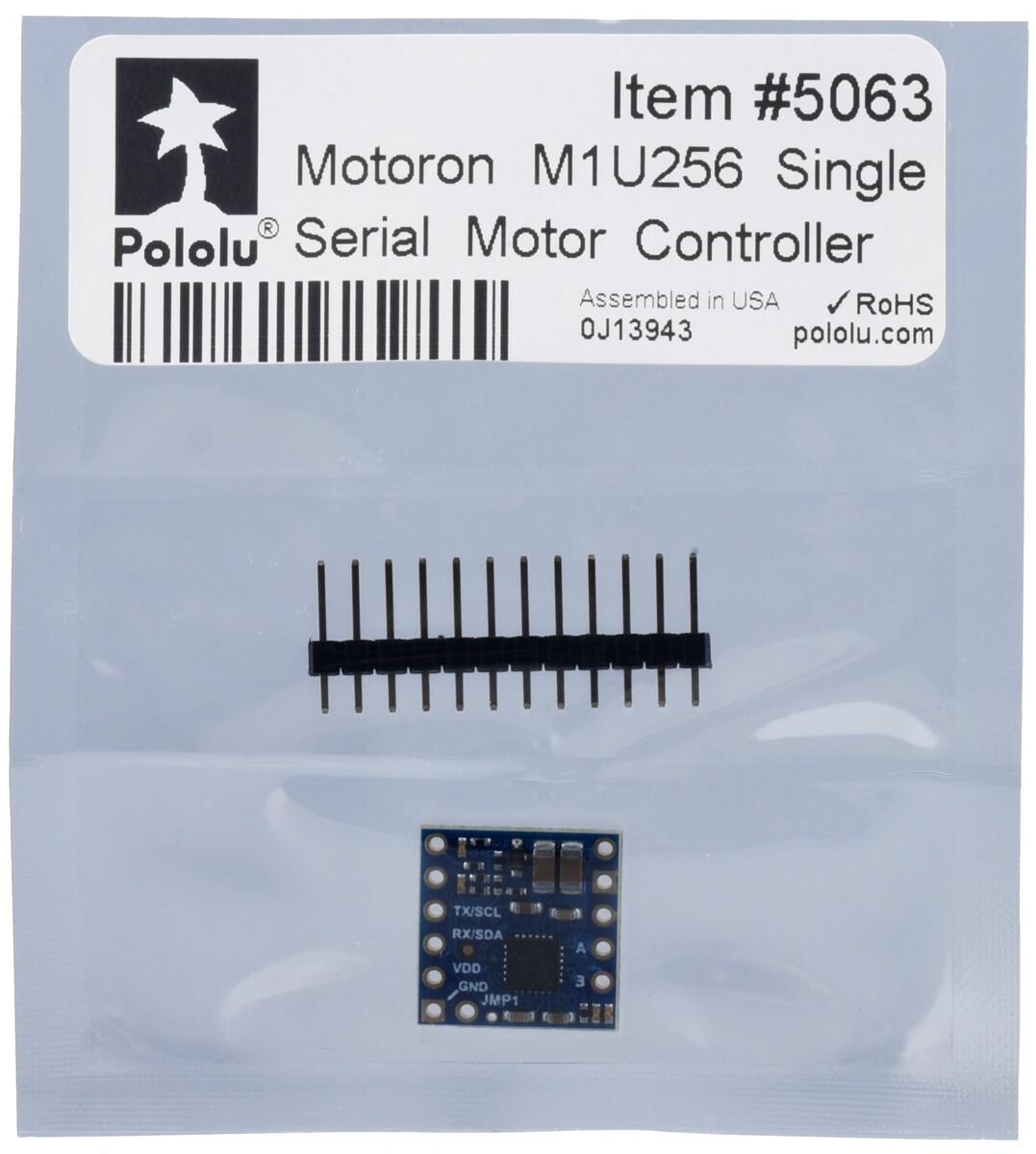 Pololu Motoron M1U256 Enkelt seriell motorstyring 5063