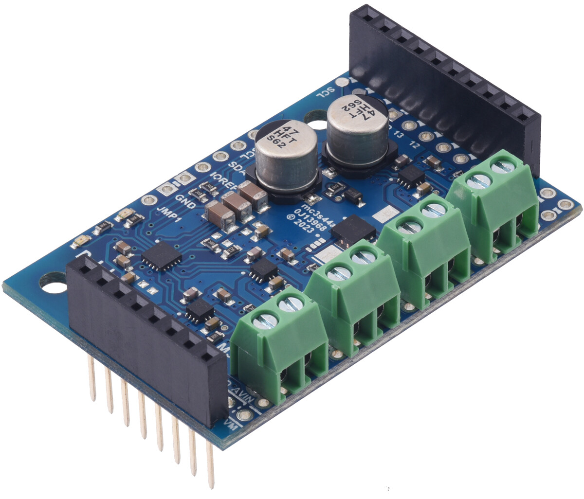 Pololu Motoron M3S550 Tripel-Motorkontrolleje til Arduino (Stik loddet) 5068