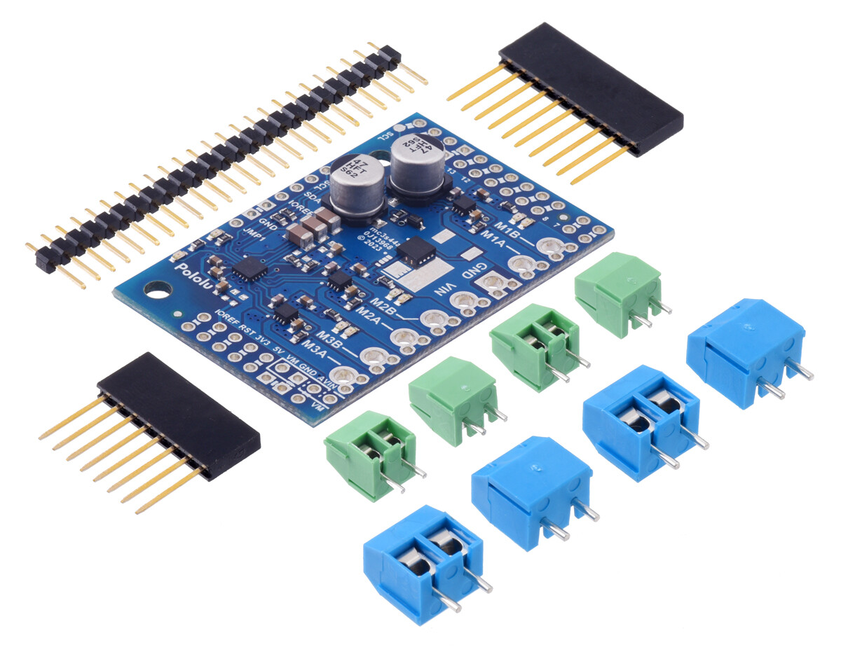 Pololu Motoron M3S550 Triple Motor Controller Shield Kit til Arduino 5069