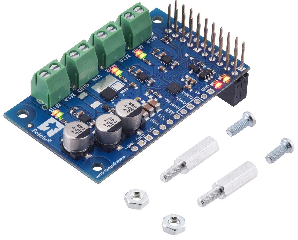 Pololu Motoron M3H550 Triple Motor Controller til Raspberry Pi (Stik loddet) 5071