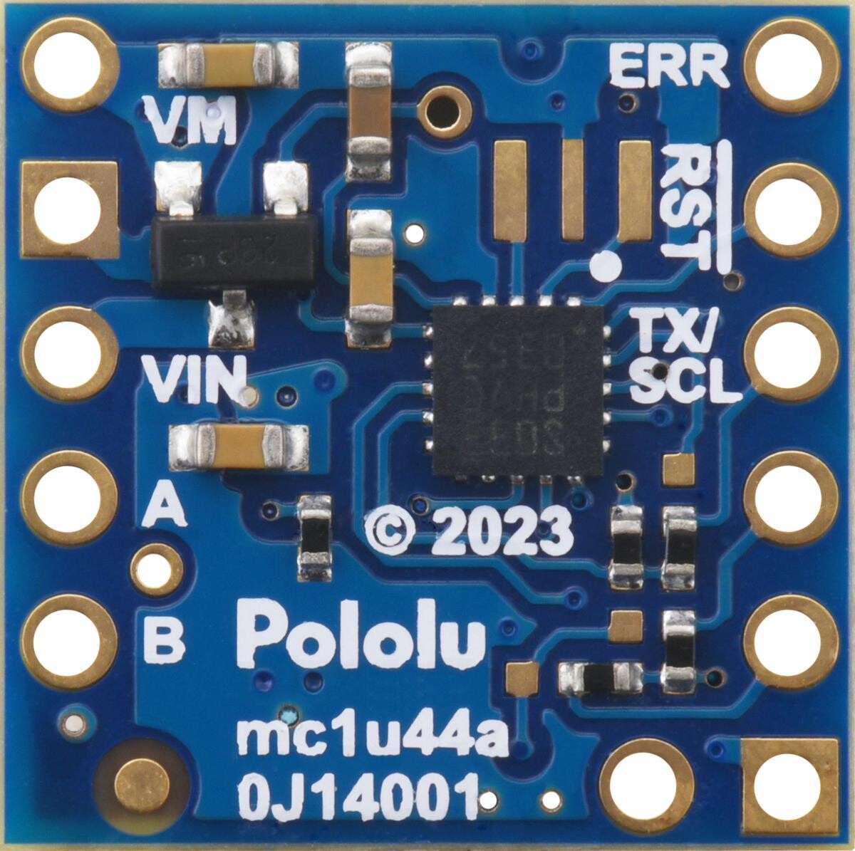 Pololu Motoron M1T550 Single I2C Motor Controller (Header Pins Soldered) 5074