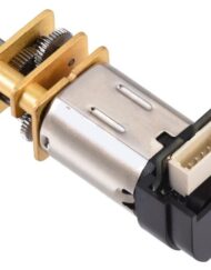 Pololu 10:1 Metallgearmotor LP 6V med 12 CPR Encoder Side Connector 5103