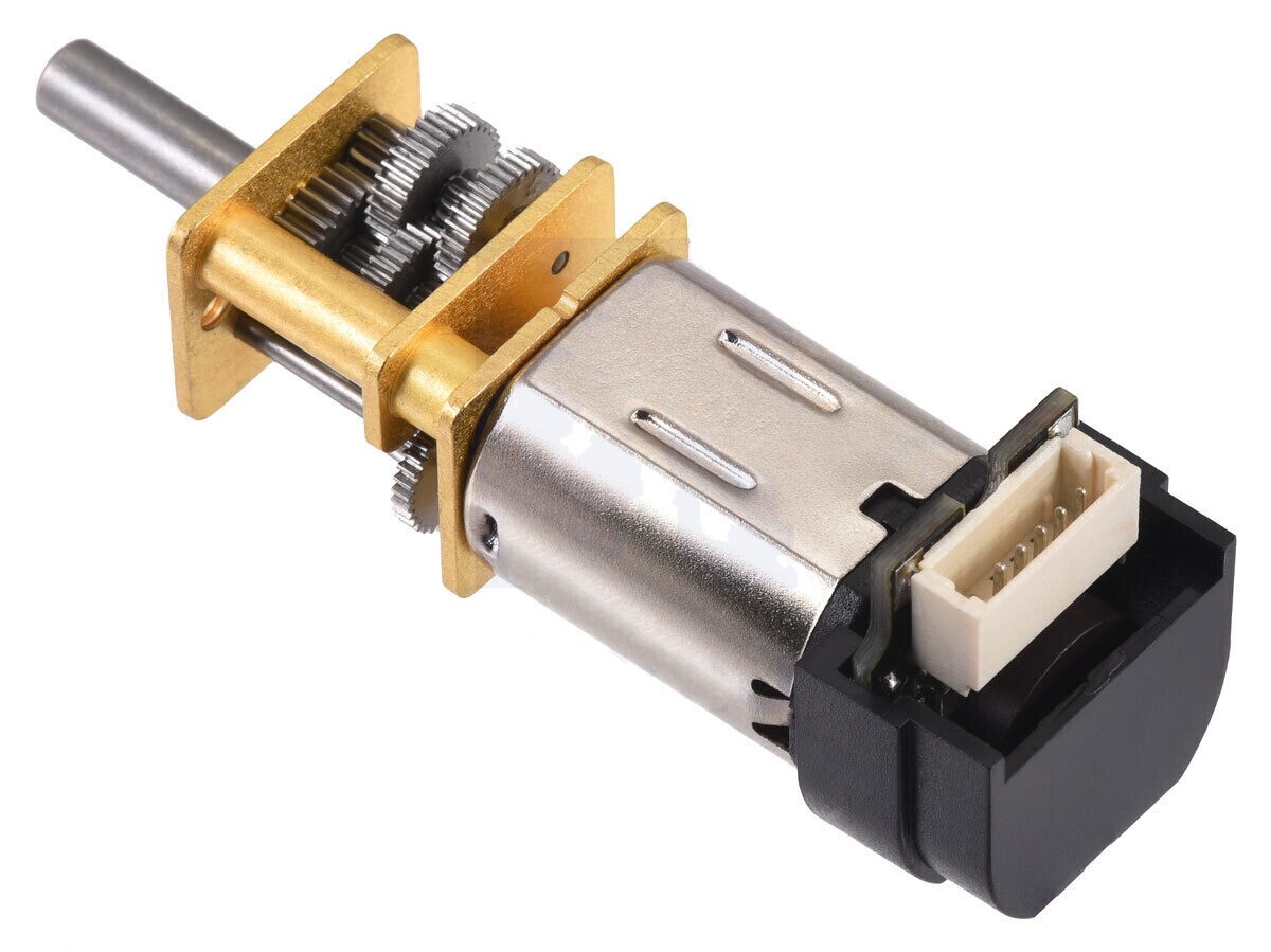Pololu 1000:1 Metal Gearmotor med HPCB, 6V med 12 CPR Encoder, Side Connector 5203
