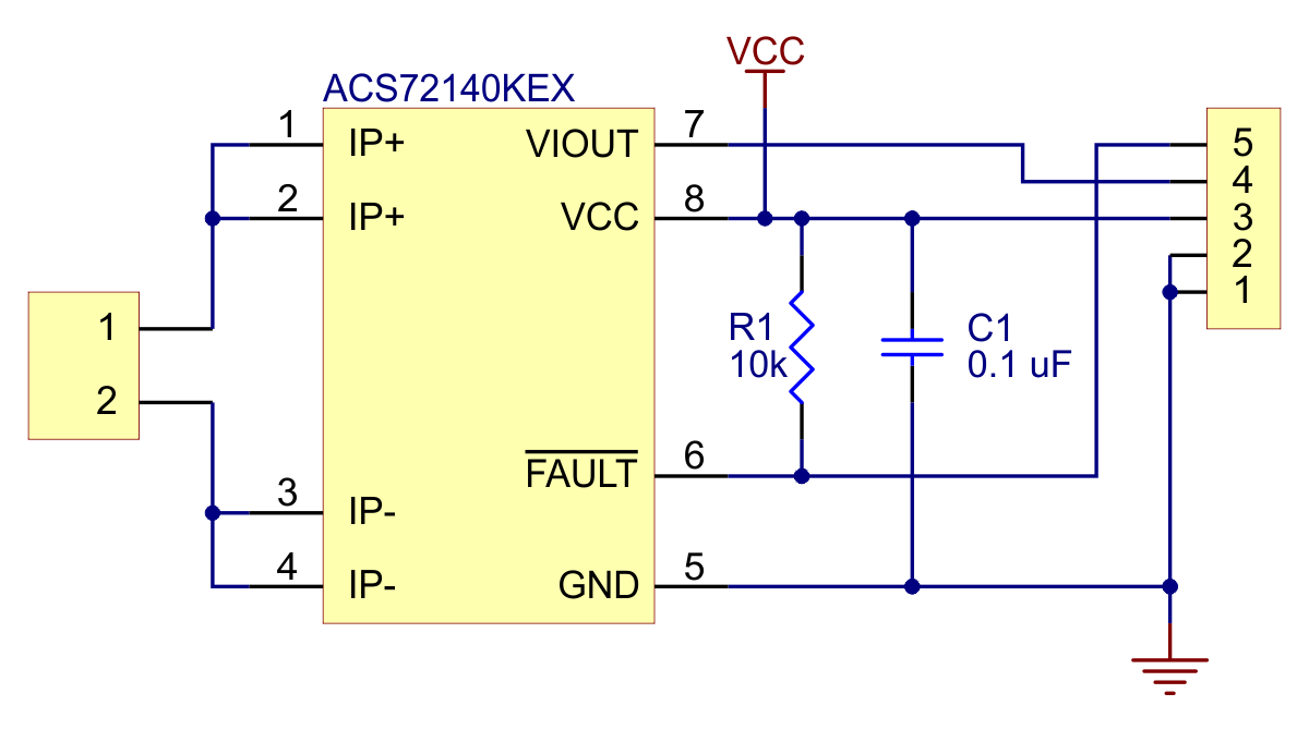 Pololu ACS71240KEXBLT-010B3 Strømsensor Carrier -10A til +10A 3.3V 5240