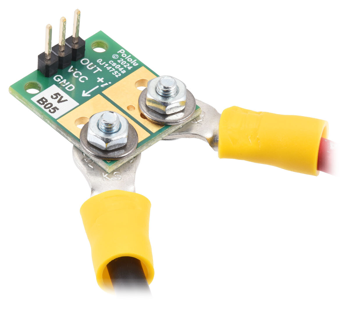Pololu ACS72981LLRATR-050B5 Strømsensor Kompakt Carrier -50A til +50A 5V 5251