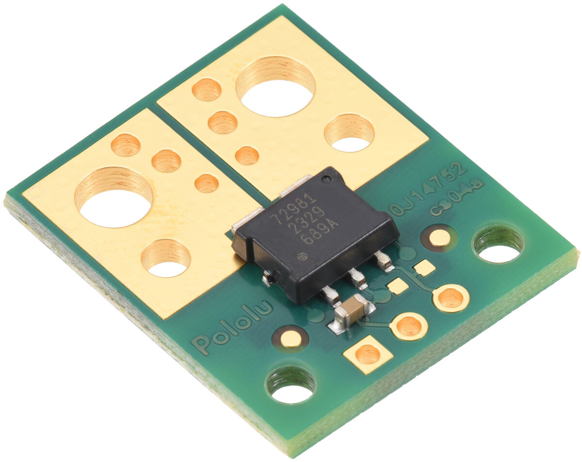 Pololu ACS72981LLRATR-100U3 Nærmålingssensor Compact Carrier 0A til 100A 3.3V 5255