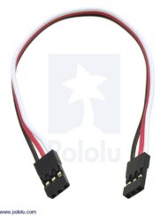 Servoeleksensionskabel 3-leder, længde 6" (150 mm), hun-til-hun