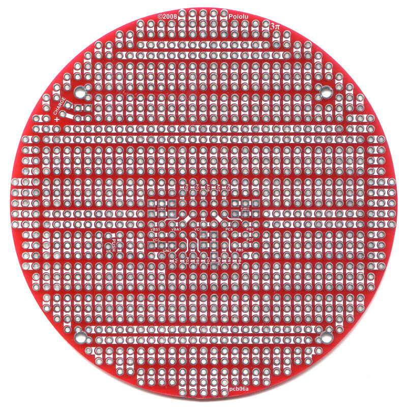 Pololu 3pi Expansion Kit uden udskæringer - Rød Designet til at supplere 3pi Robot 976