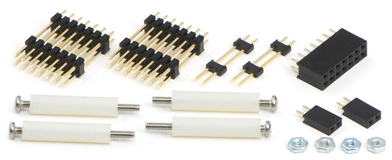 Pololu 3pi Expansion Kit uden udskæringer - Rød Designet til at supplere 3pi Robot 976
