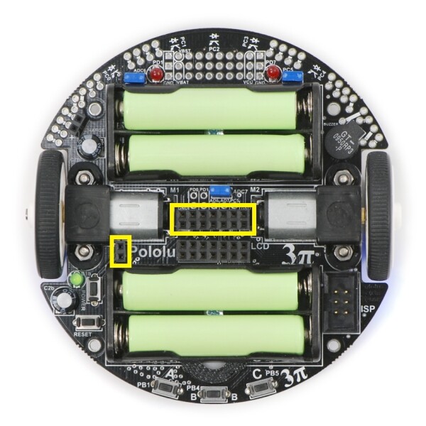 Pololu 3pi Expansion Kit uden udskæringer - Rød Designet til at supplere 3pi Robot 976