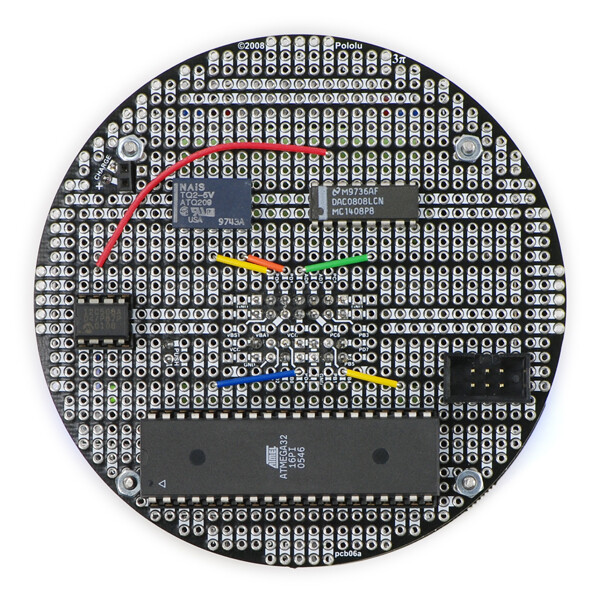 Pololu 3pi Expansion Kit uden udskæringer - Rød Designet til at supplere 3pi Robot 976