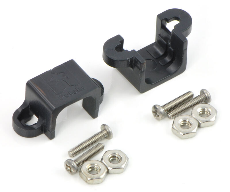 Pololu Micro Metal Gearmotor Bracket Pair Sort til montering 989