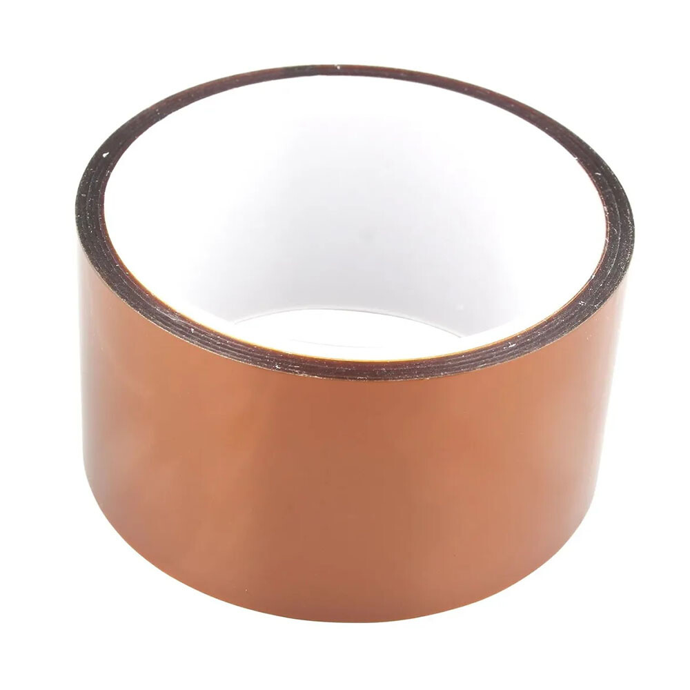 Kapton-Tape, hitzebestandigt klæbemiddel, 33 Meter, 50 mm, 50µ for 3D printere op til 280 grader