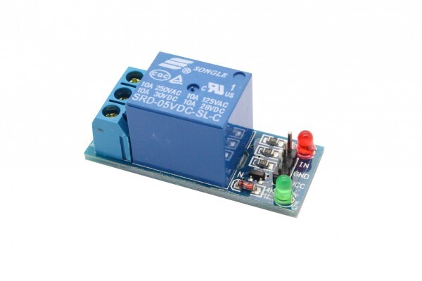 1-Kanal relæ 5V/230V, 1-kanals relæmodul til Raspberry Pi Arduino