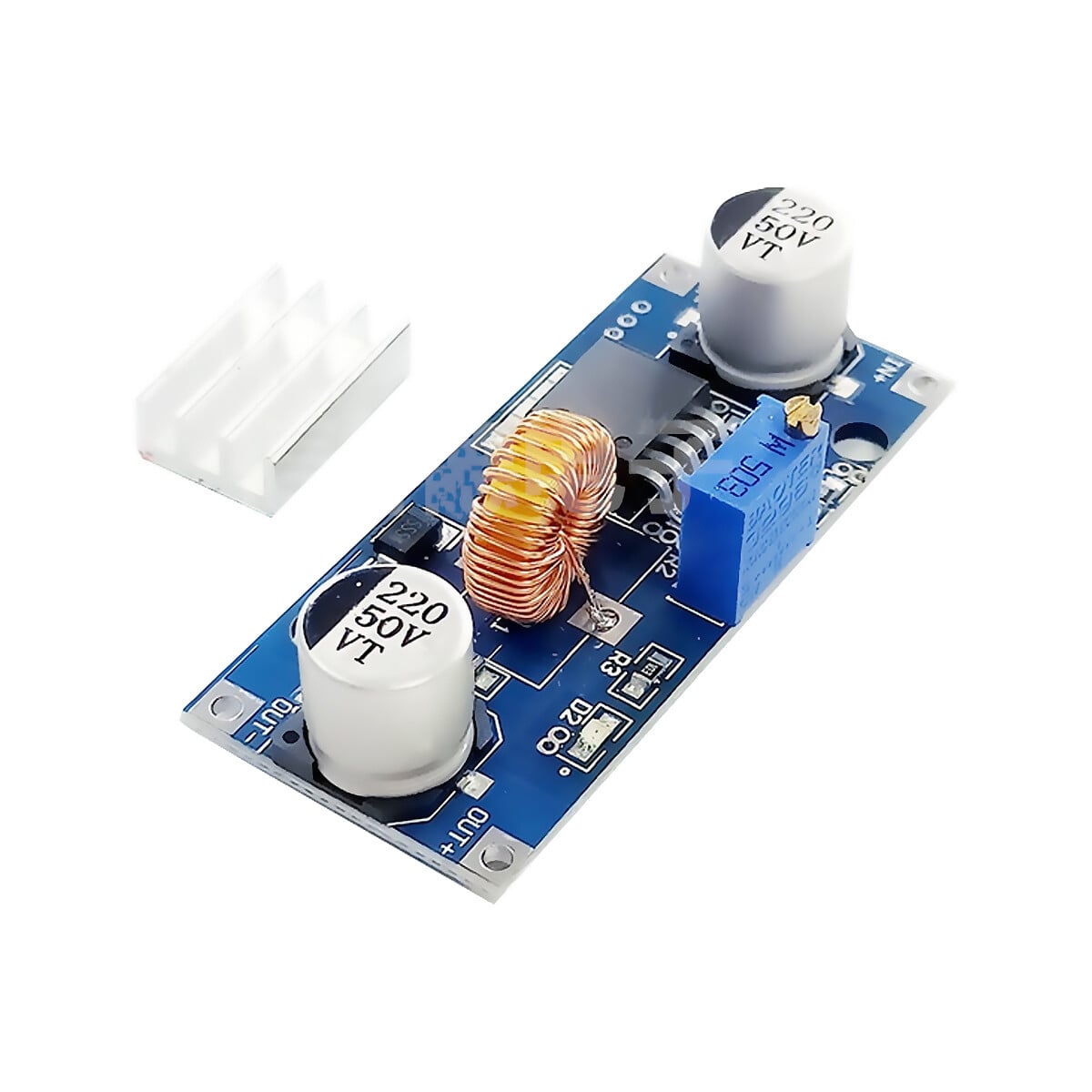 XL4015 DC Step-Down Spanningsregulator 36V/5A Konverter UBEC SBEC BEC til Arduino