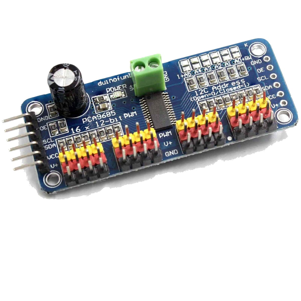 16CH Servomotortrigger Modul PCA9685 PWM for Arduino Raspberry Pi