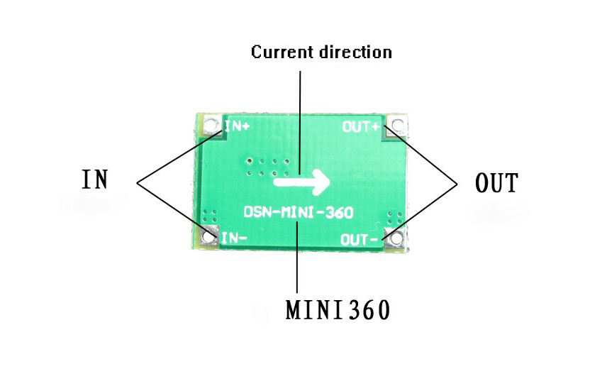 Mini 360 Step Down Modul LM2596 RC DC-DC